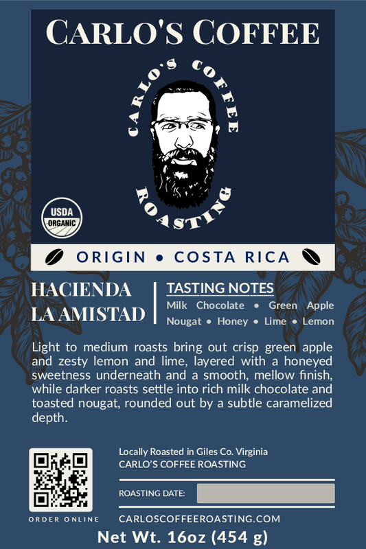 Costa Rica Hacienda La Amistad Organic
