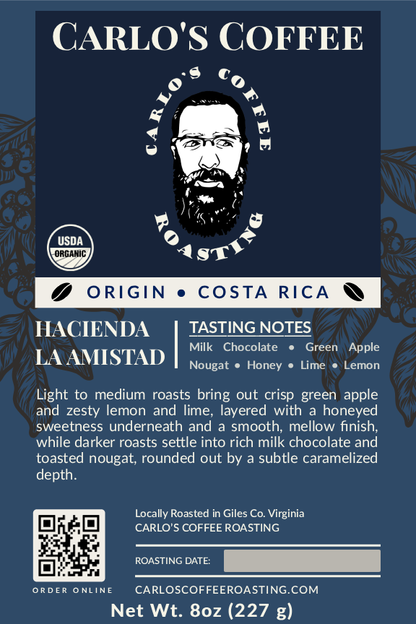 Costa Rica Hacienda La Amistad Organic