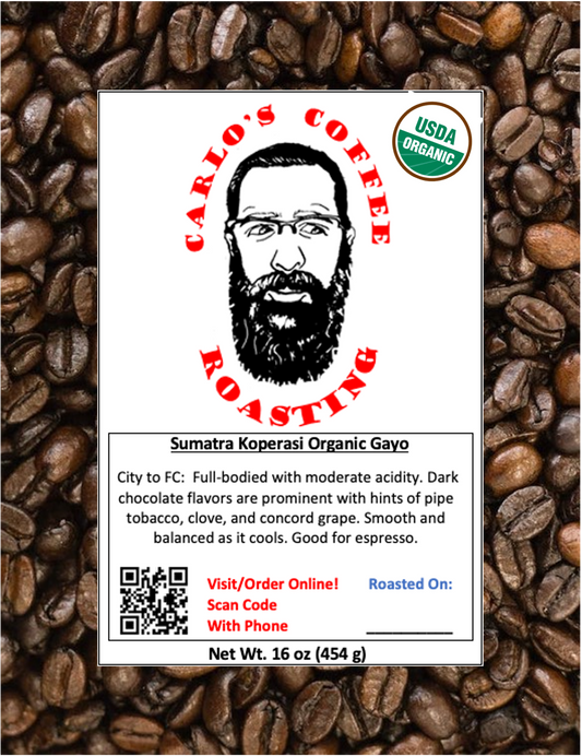 Sumatra Koperasi Organic Gayo